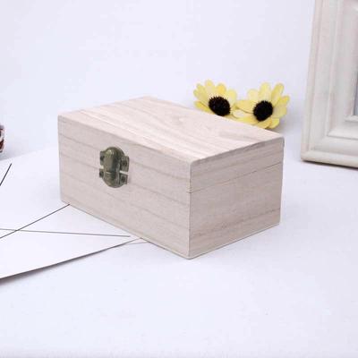 Scatola di Legno di Paulownia, Fai da Te Colore Originale, Logo Personalizzabile a Spot