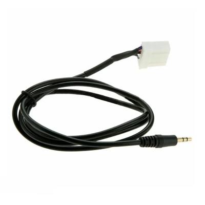 AUX 12PIN Cable Audio Adapter 3.5MM Jack- Interface For BMW E60 E63 E6 N3N8 For Serie 3 Auto DVD Players Wire Socket Adapters
