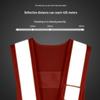 Large Breathable Reflective Safety Vest for Construction, Traffic, and Cycling