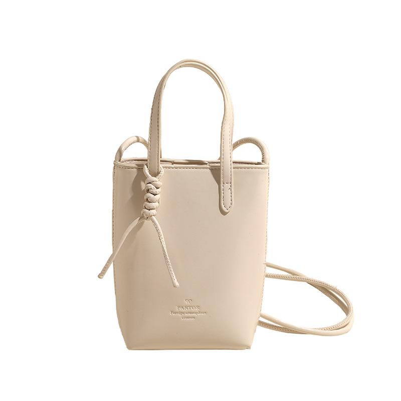 Han niche fashion mobile phone bag women's 2026 spring and summer new simple small square bag shoulder messenger bag