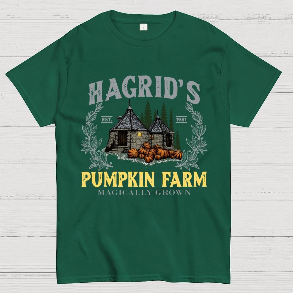 Hagrid's Pumpkin Patch Unisex Cotton Summer Casual Cool Loose T-Shirt