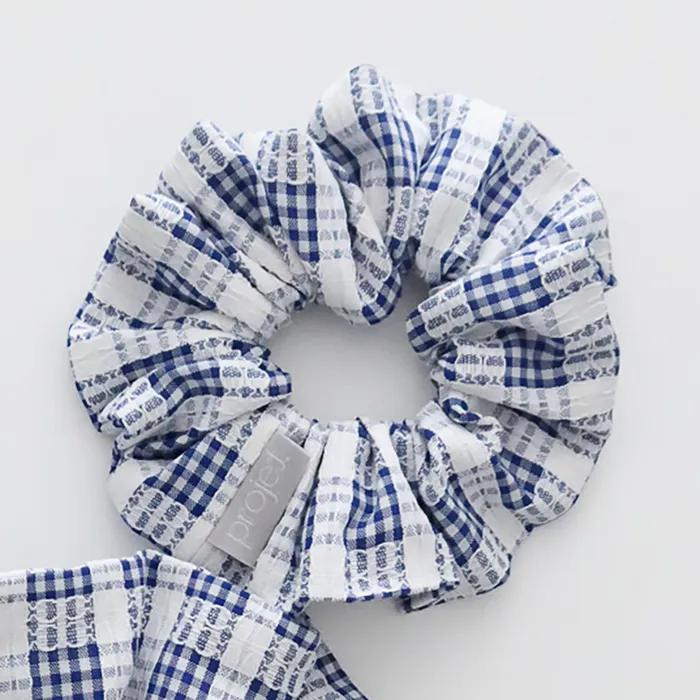 Baby Scrunchie Baby Scrunchie (check_blue Lace)