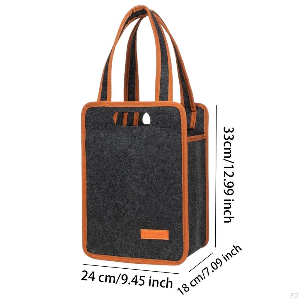 Tragbarer Weinaufbewahrungsbehälter, Organizer für Flaschen, ideal für Zusammenkünfte im Freien