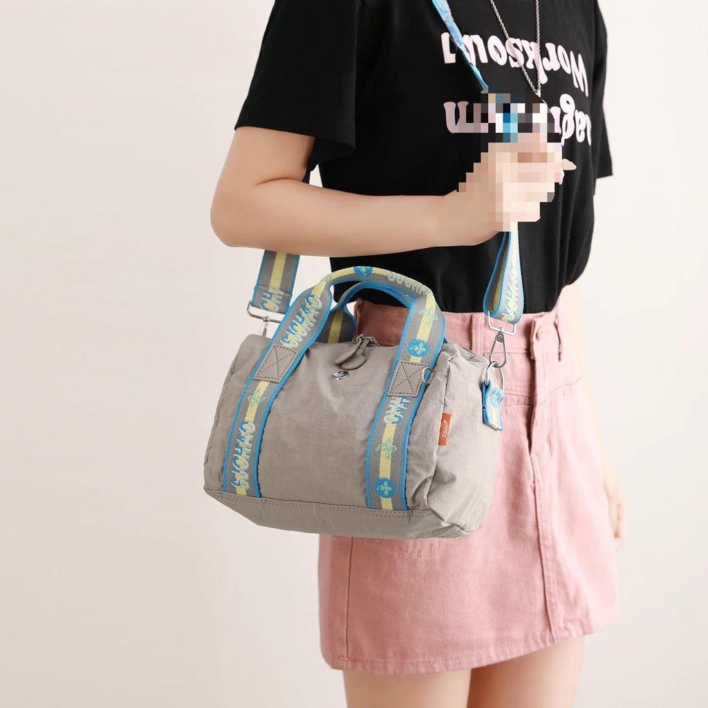 Women's Versatile Nylon Bowling Bag - Simple Crossbody & Shoulder Handbag