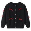 Children's Fashion Casual Cardigan Knitted Long Sleeve  Top