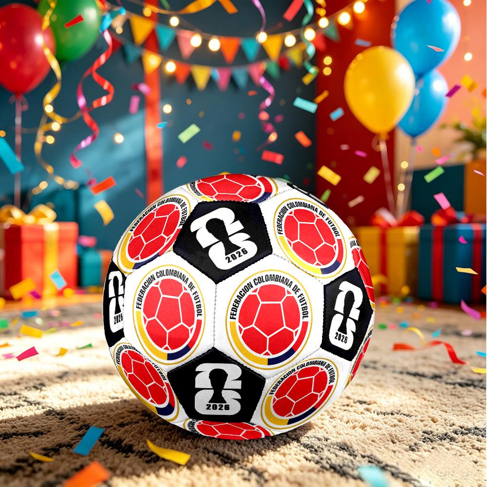1pc Colombian Football Size 5 Soccer Ball Professional Match Training Football Indoor &Outdoor Sports Ball Club Training Ball Lightweight Durable y13