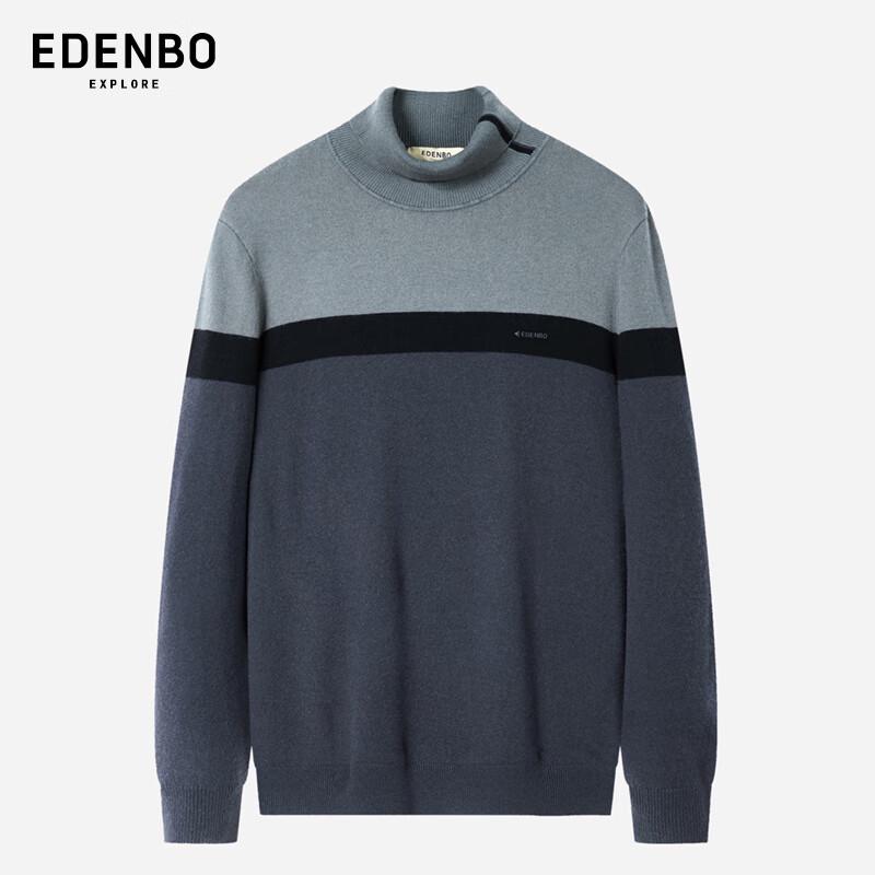 

Edenbo Men s Color Block Turtleneck Sweater XL (175cm)