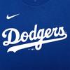 Nike X MLB Collaboration Youth Letter Number Print Short Sleeve T-Shirt Bellinger 35 Kids Tops Blue 3Z3B7SAG2-LADCB