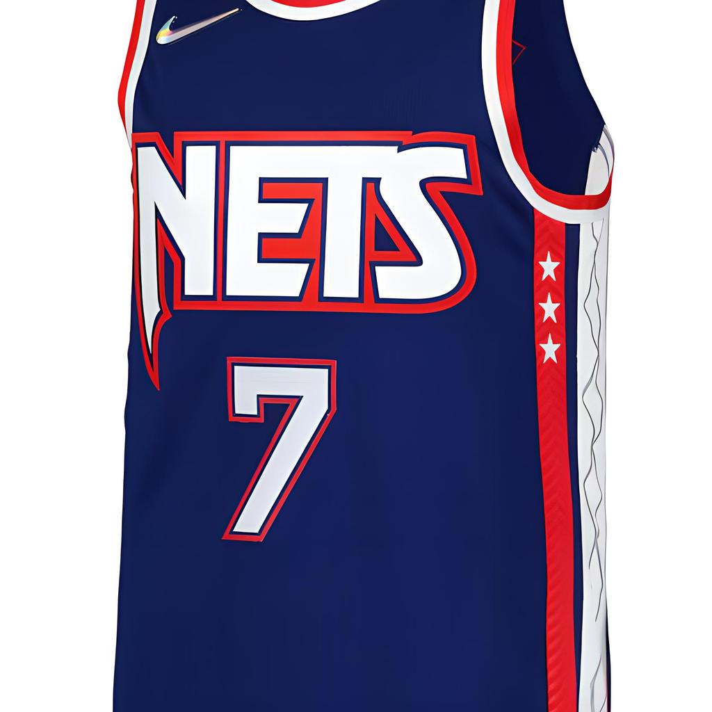 Nike NBA Kevin Durant Brooklyn Nets Basketball Jersey Unisex Blue DB3663-492
