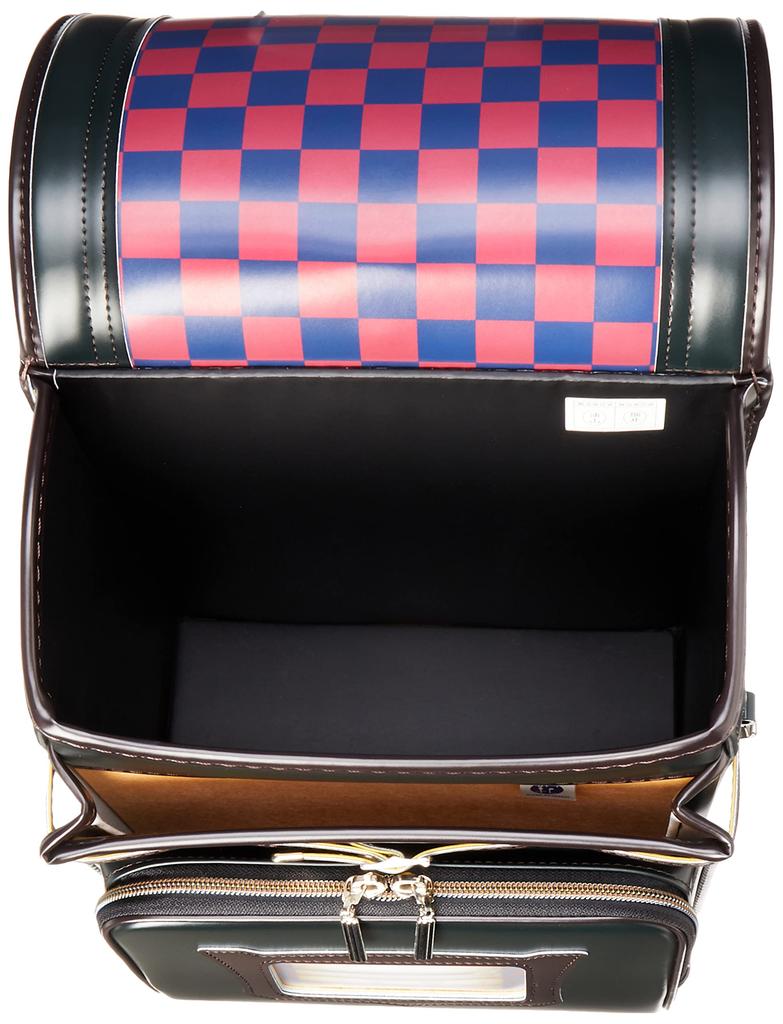 Grantia School Boys' Backpack, Green/Chocolate, 30-19