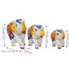 Set of 3 Elephant Statues for Good Luck| Animal Figurines Decorative Elephant Showpieces| Gift for Diwali Birthday Housewarming