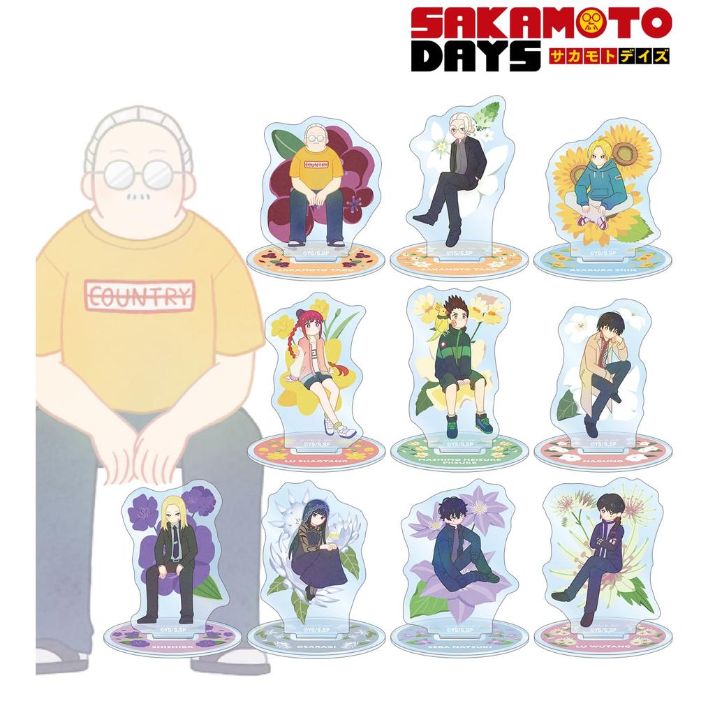 TV Anime Trading Botania Mini Acrylic Stands Box of 10 "SAKAMOTO DAYS"