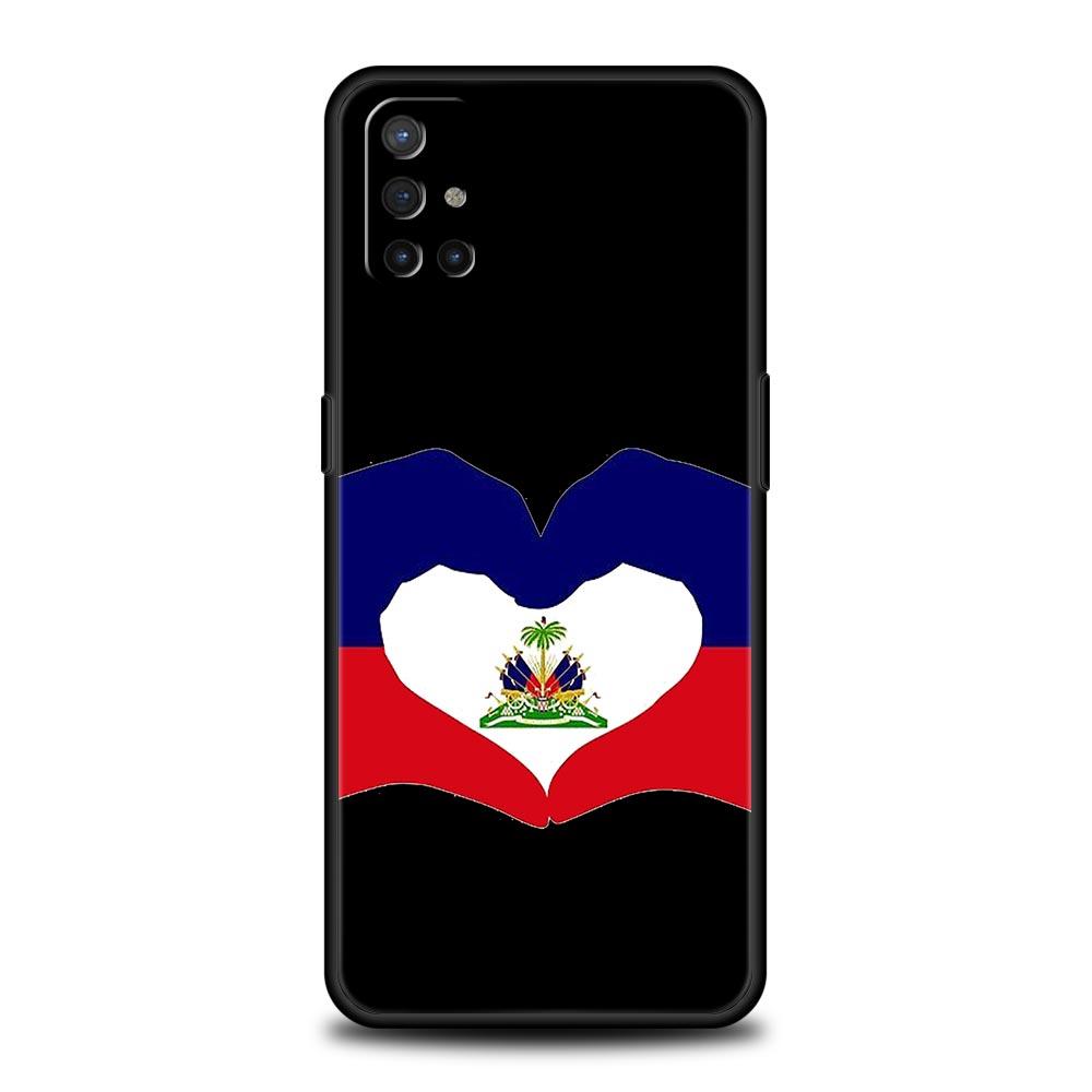 shipping Haiti Flag Phone Case For OnePlus 15 13 12 11 10 Pro 13T 13R 12R 9 8T 8 7 7T 9R Nord 2T CE 2 3 4 5G Soft Cover