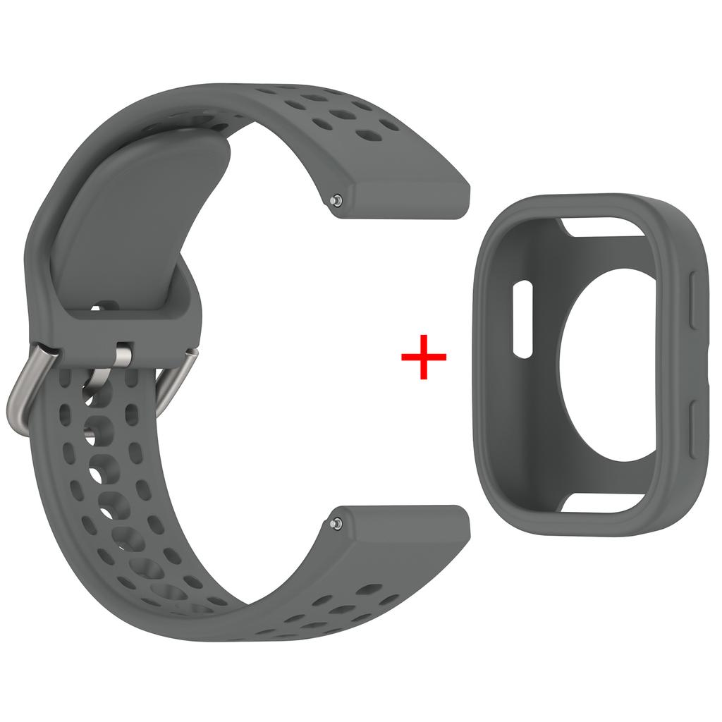 Originální silikonový+pouzdro pro Amazfit Bip 6 řemínek příslušenství Měkký prodyšný Correa+Ochranný nárazník kryt pro náramek Amazfit Bip6