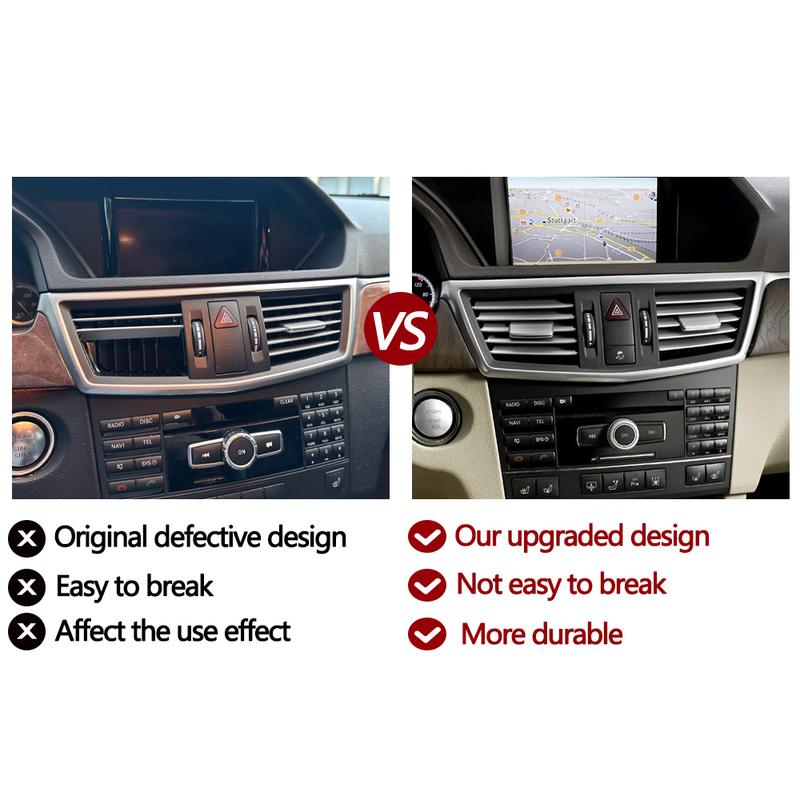 Car Front Dashboard Left Right Middle Air Vent Grille Repair Kit For Mercedes Benz E Class W212 E350 E550 2009 2010 2011 2012