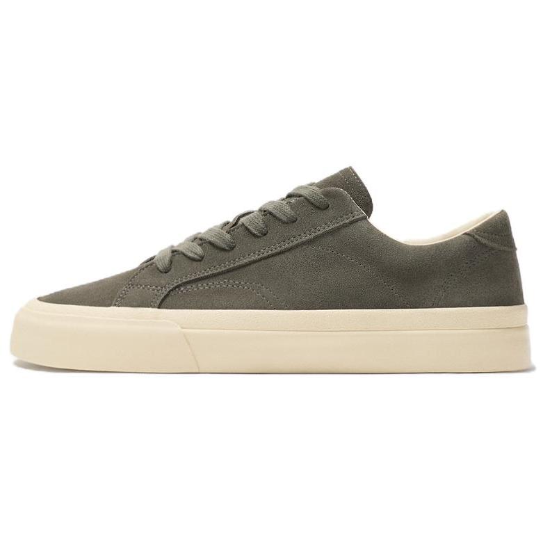 

Zara Leather Versatile Fashion Trendy Low-Top Sneakers Men sneakers Green 12242420500 45