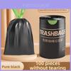 Pe Trash Bag With Drawstring For Home Use Heavy Duty Thick Garbage Sacks For Kitchen And Household