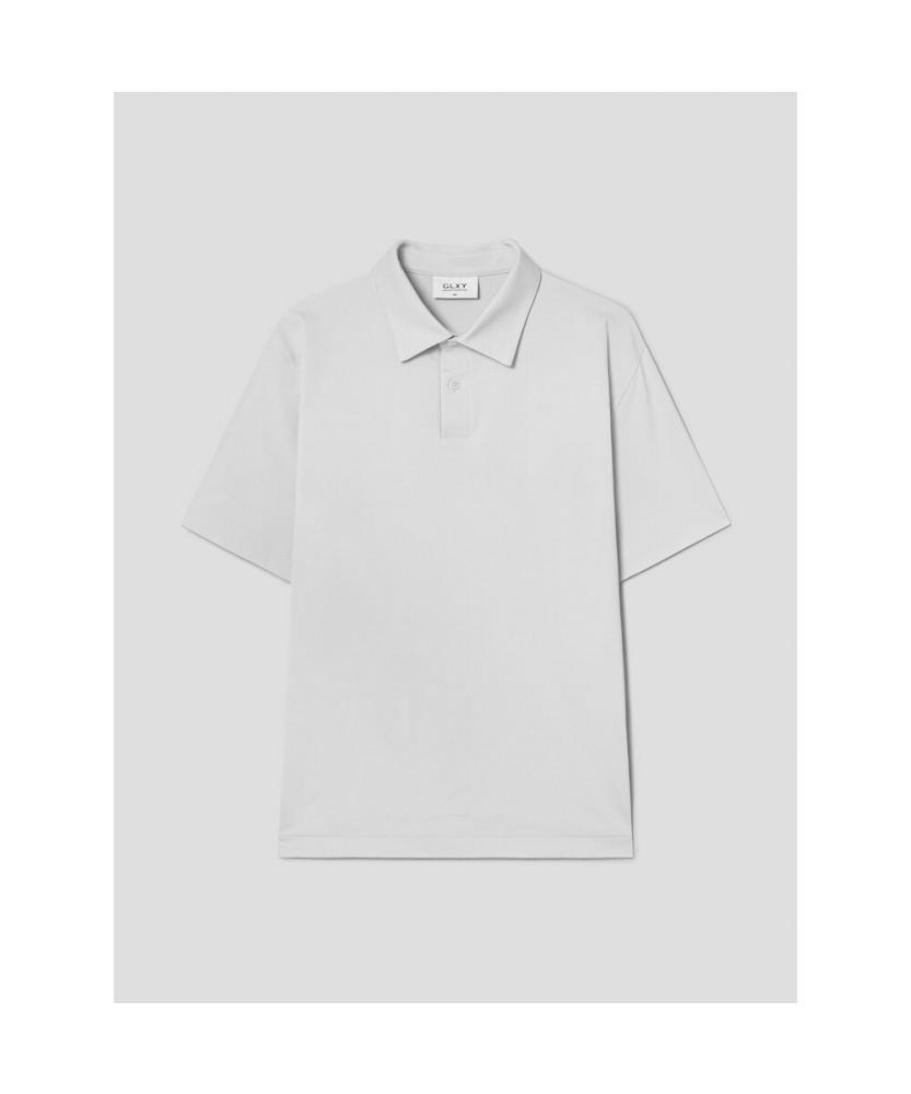 GLXY (GALAXY LIFESTYLE) Glxy [Galaxy Lifestyle][Sanmu Clothing] Coolair Polo Shirt Light Gray