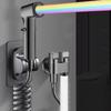 Toilet Companion Flushing Spray Gun Faucet Bidet Booster Nozzle Bathroom Flushing Gun High Pressure Home