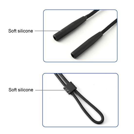 Glasses Fixed Strap Adjustable No Pressure Anti-slip Anti-drop Lightweight Elastic Fix Glasses Portable Sports Goggle Glasses Lanyard Accessoryrts