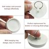 2Pcs Rubber Drain Stopper Fits 1-3/4 Inch to 1-7/8 Inch, Bathtub Drain Plug with Hanging Ring, Rubber Sink Stopper Drain Plug for Bathtub, Kitchen