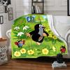 1pc Springtime Adventures Nature Flannel Blanket,Ultra Soft Warm Plush Throw for Home Bedroom Bed Sofa Cover Camping Picnic Gift Y7247