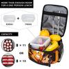 Charizard Smoke Sky Anime Lunch Box Field Picnic Lightweight Lunch Box For Girls  Oxford Print Cooler Carrier Reliable Choice for Travel Needs