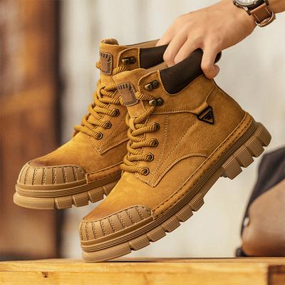 Botas Martin de Plataforma de Cano Alto Casuais para Uso Externo Ferramentas Masculinas