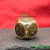 Popular brass rotating handle piece, six-sided rotating combination for attracting wealth and treasures, multi-sided rotating st