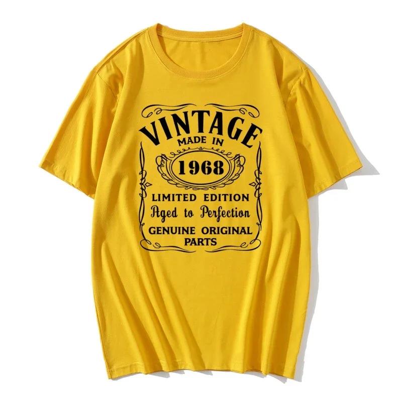 Father's Day Gift 1966 1967 1968 1969 1970 Novelty All Original Birthday Gift T-Shirt big size Clothes Novelty Print T Tshirt