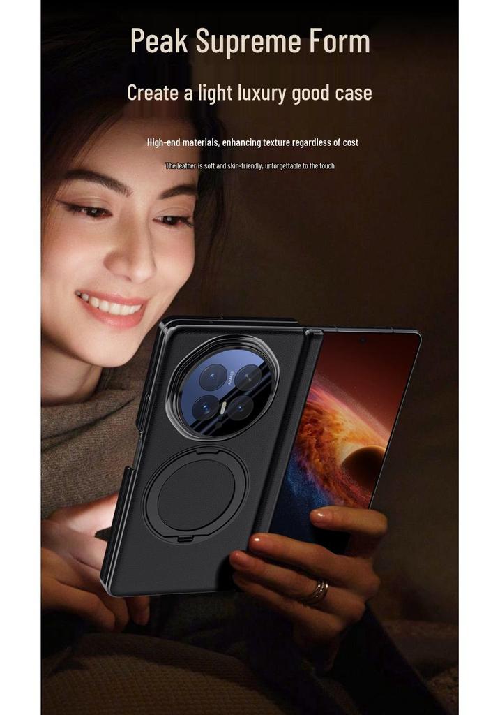 Honor Magic V6 Foldable Case: Magnetic Charging, Rotating Stand, Full Lens and Double Hinge Coverage