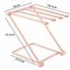 Liroyal Towel Rack, Dish Drying Stand, Holds 4 Dishcloths, Flower Design, Dish Drainer, Dish Holder, Bottle Drainer, Over-the-Sink Dish Drainer, Stove