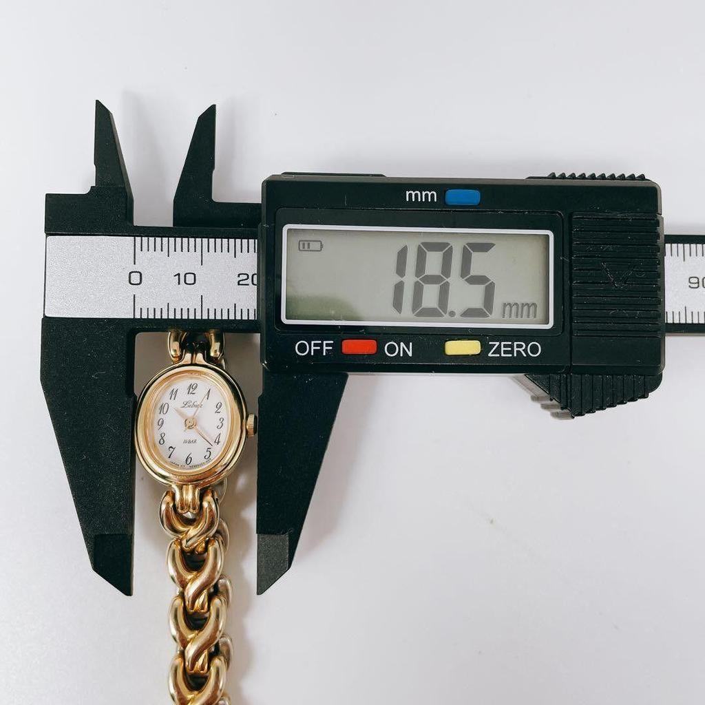 Used New battery/operating ORIENT Orient Lebien watch vintage ladies quartz breath watch gold
