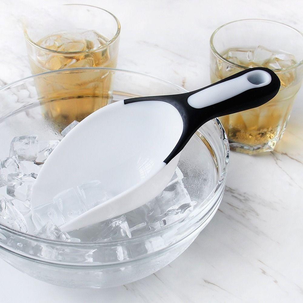 Practical Plastic Ice Cube Shovel Reusable Effortless Food Grain Shovel Wear-Resistant Convenient Tea Shovel Kitchen