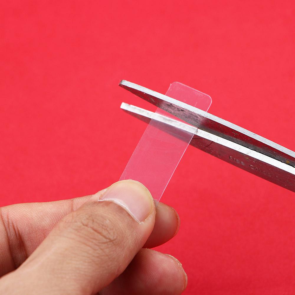 Transparent Easy To Cut Waterproof Reusable Fixing Pad Double Sided Tape Adhesive Stickers