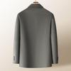Men's Cashmere Wool Blend Double-faced Business Suit Jacket