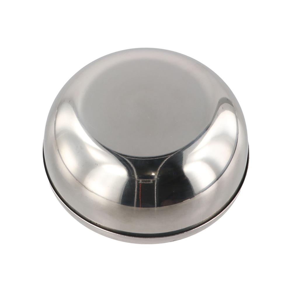 Single Layer Korean Stainless Steel Bowl With Lid Children Bowl Rice Bowl  Cream Foam