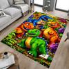 1 Stück Dinosaurierwald Extra Groß Rutschfester Boden Teppich, Büro, Familie, Schlafzimmer, Studio Großer Bereich Teppich, Langlebiges Material-J0415