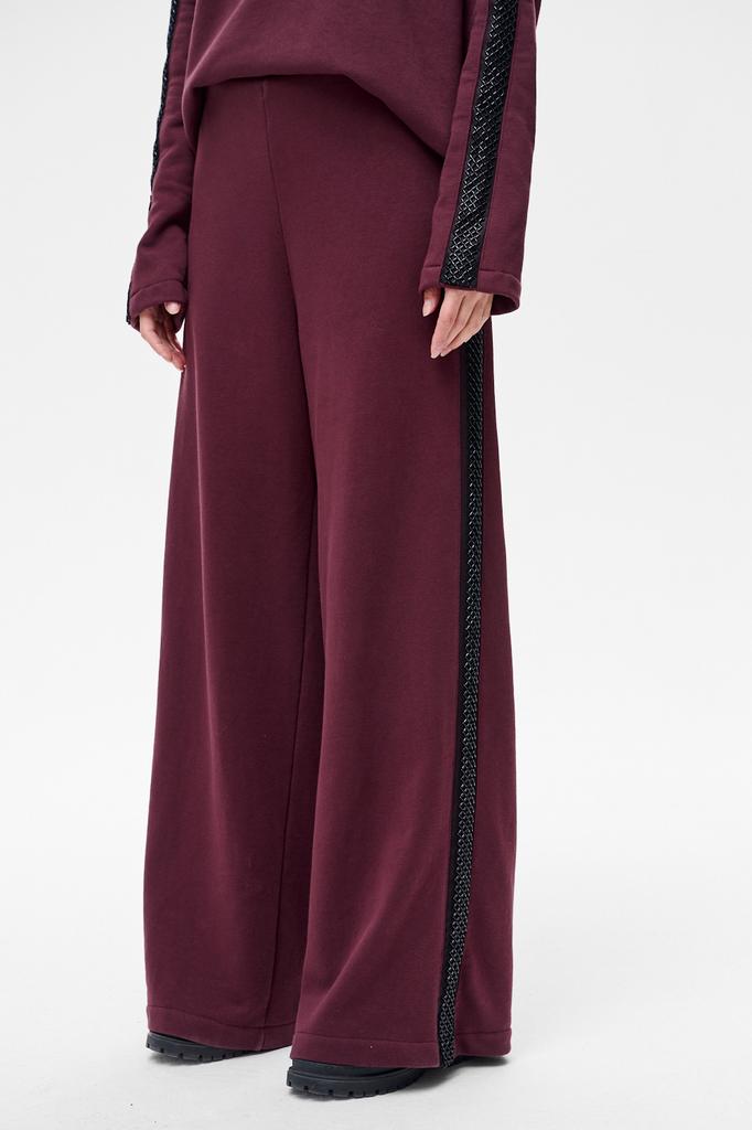 Disa Aubergine Women's Trousers 36/38