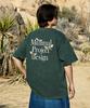 MINIMALPROJECT Helvetica Pigment Short Sleeve T-Shirt Mst165 [Bluegreen]