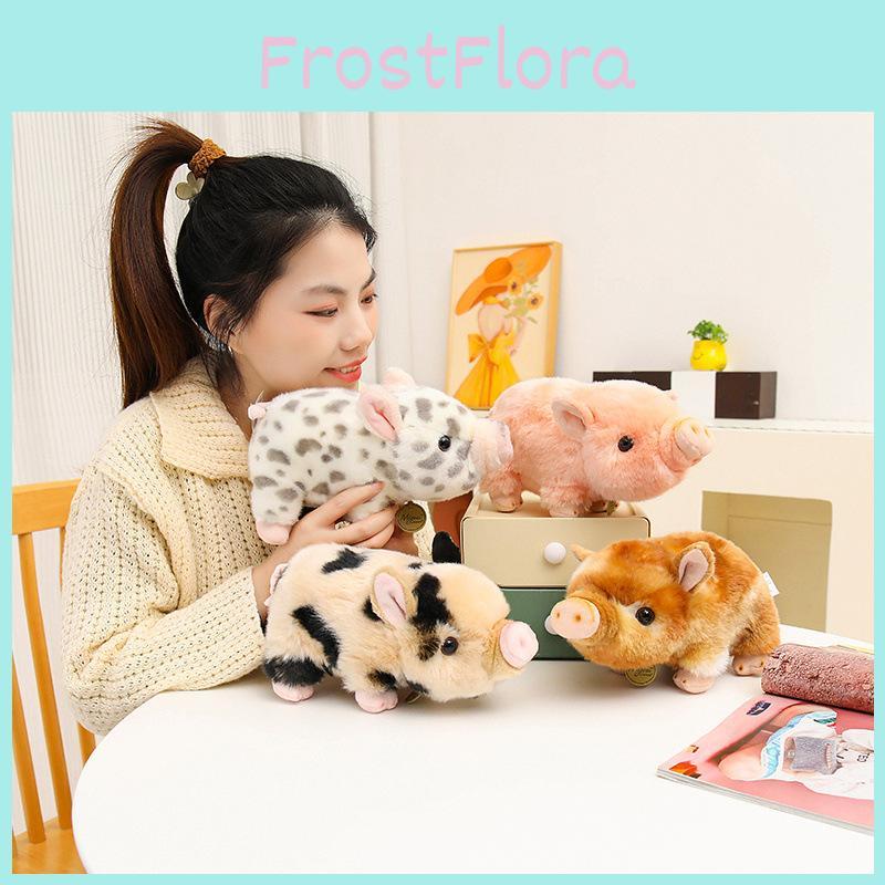 Pig Adorable Plush Toy Soft Cuddly Stuffed Animal For Desk Bedroom Decor