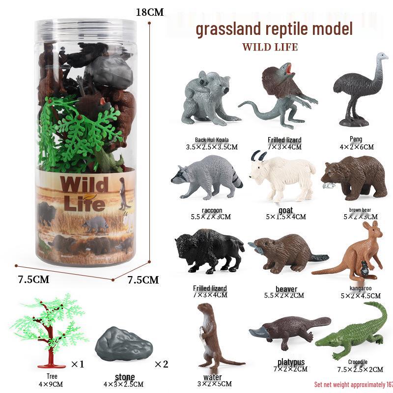 Mini Dinosaur Model Toy Set: Plesiosaur, Stegosaurus, Pterodactyl, T-Rex, and Dragon for Nail Art and Decor