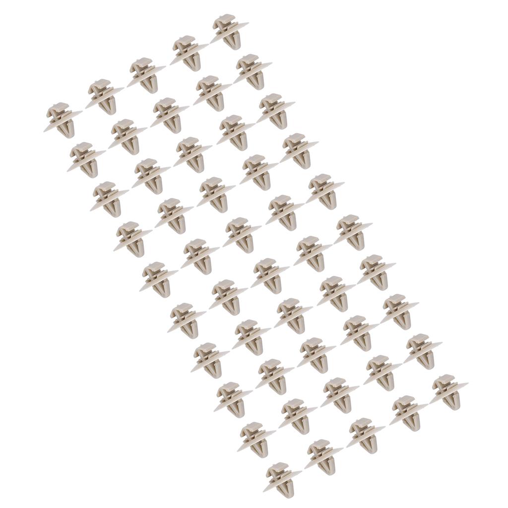 50pcs Side Door Moulding Trim Clips Exterior Fasteners Kit 93160023 Replacement for Vauxhall Vivaro
