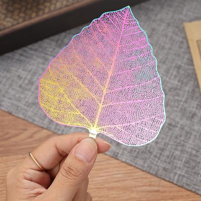 304 Stainless Steel Tea Steeper 5pcs/set Unique Bodhi Leaf Design Tea Infuser Multi-purpose Strainer for Loose Tea and Coffee