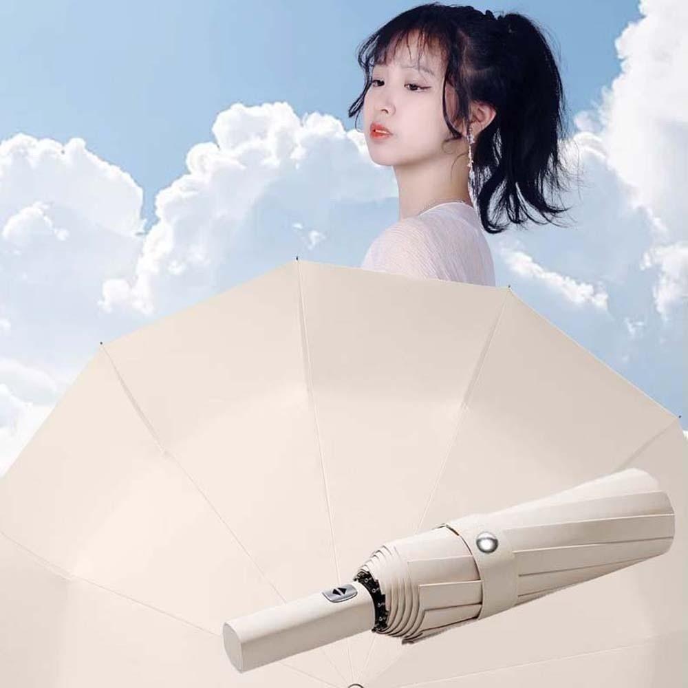 High-end Automatic Umbrella UV Protection Large Size Brolly Dual-use Folding Umbrella  Daily Use