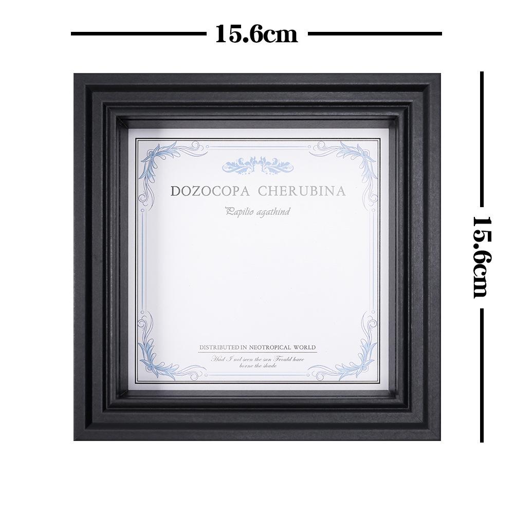 Wall-Mounted Butterfly Specimen Photo Frame: Home Decor & Gift for Valentine's Day, Qixi, Birthday, Couples & Insect Lovers