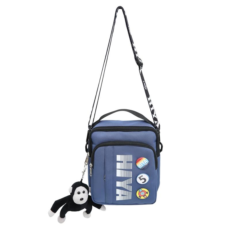 Pánská malá taška s potiskem písmen, taška přes rameno, dámská sportovní crossbody taška