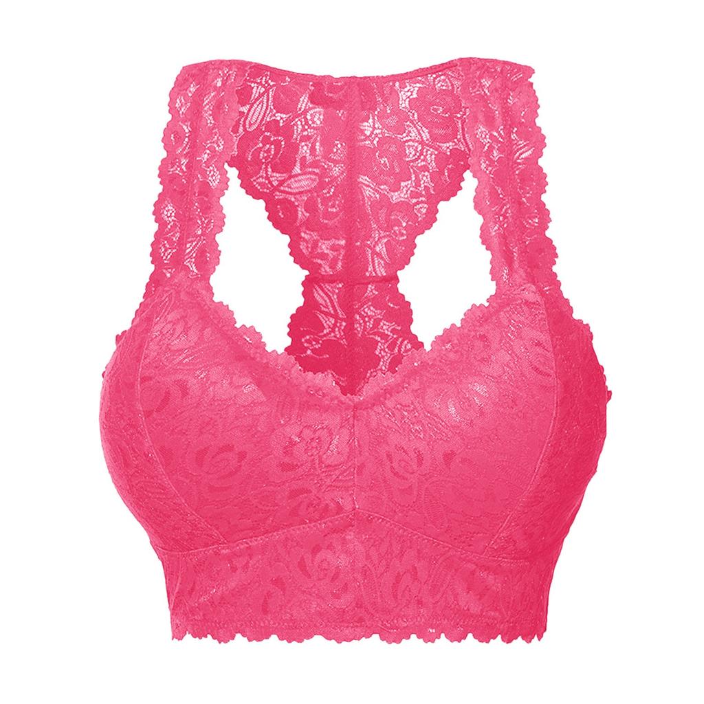 Women Solid Color Vest Crop LaceCamisole Lingerie Sexy V-Neck Underwear