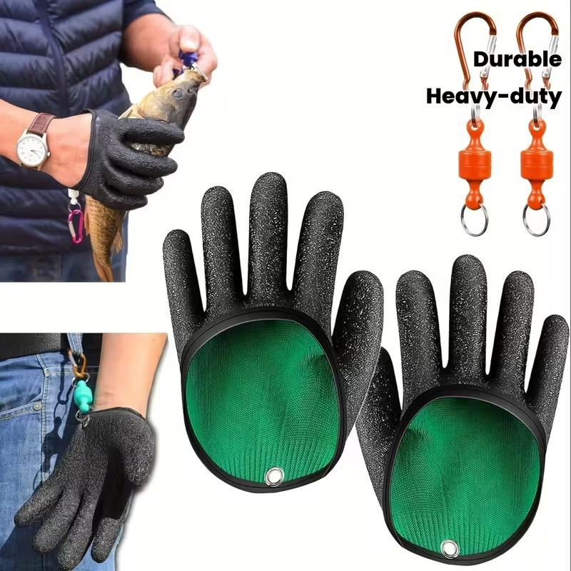 One-Hand Magnet Fishing Gloves - Quick-Dry Anti-Slip Grip for Ocean, Lake & River Fishing, Heavy-Duty & Secure