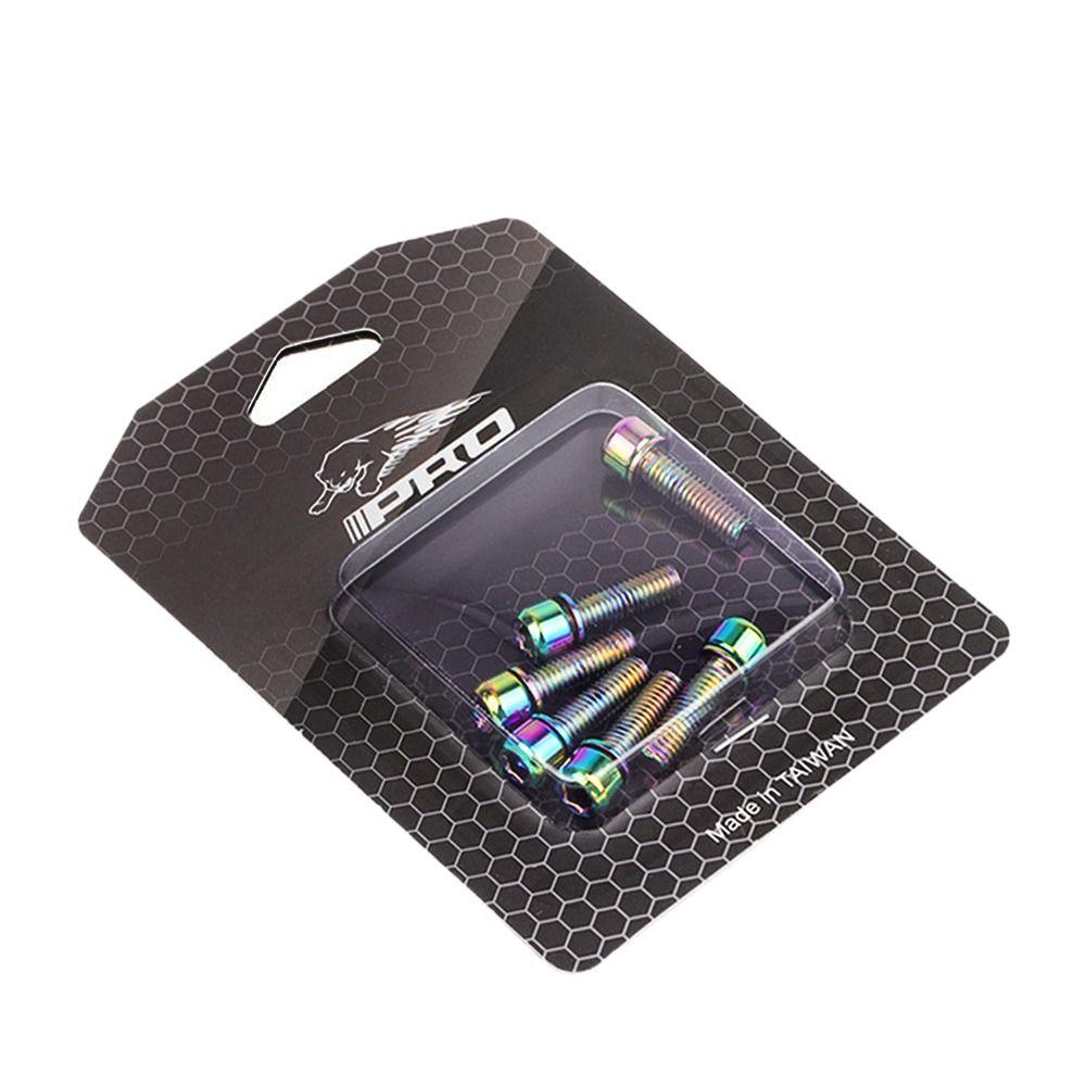 

Outdoor MTB Cycling with Washer Stem Fixing Bolts Bicycle Stems Screws Bike Parts Fixed Bolt разноцветный